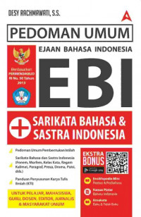 Pedoman Umum Ejaan Bahasa Indonesia : Plus, Sarikata Bahasa & Sastra Indonesia