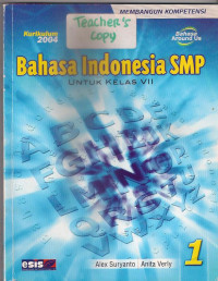 Bahasa Indonesia SMP untuk Kelas VII/1