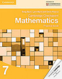 Cambridge Checkpoint Mathematics 7 Practice book