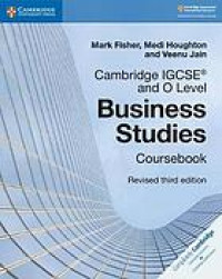 CambridgeIGCSE and O level business studies coursebook