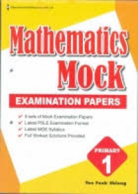 Mathematics Mock Examination Paper Primary 1