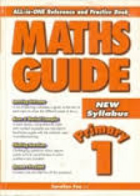 Maths Guide New Syllabus Primary 1