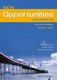 New Opportunities: Education for Life. Pre-Intermediate Students' book